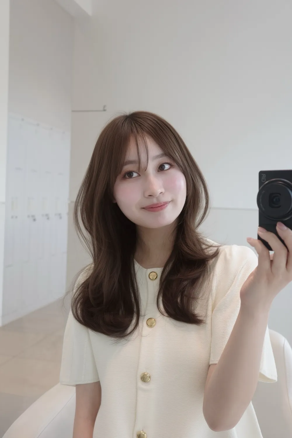 大人の韓国風くびれヘア